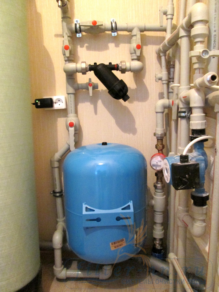 Комплексная водоподготовка для коттеджа 1,2 м3 в час - Фильтры для воды